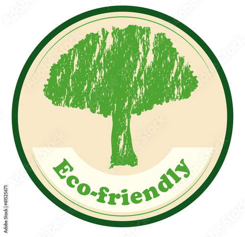 An eco-friendly label