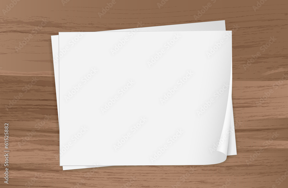 Two empty papers Two empty papers