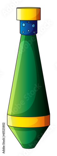 An elongated bomb