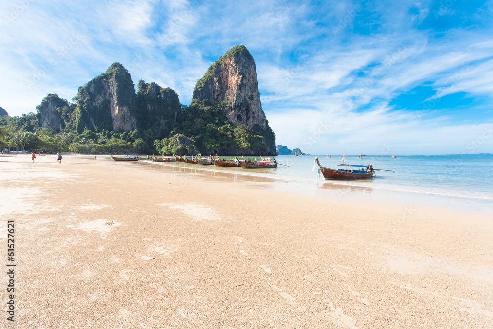Fototapeta premium plage de Railay, Krabi, Thaïlande
