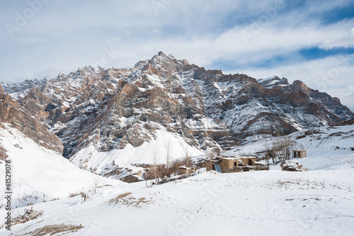 Wallpaper Mural Winter landscape of small village in Ladakh, India Torontodigital.ca