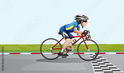 A male racer