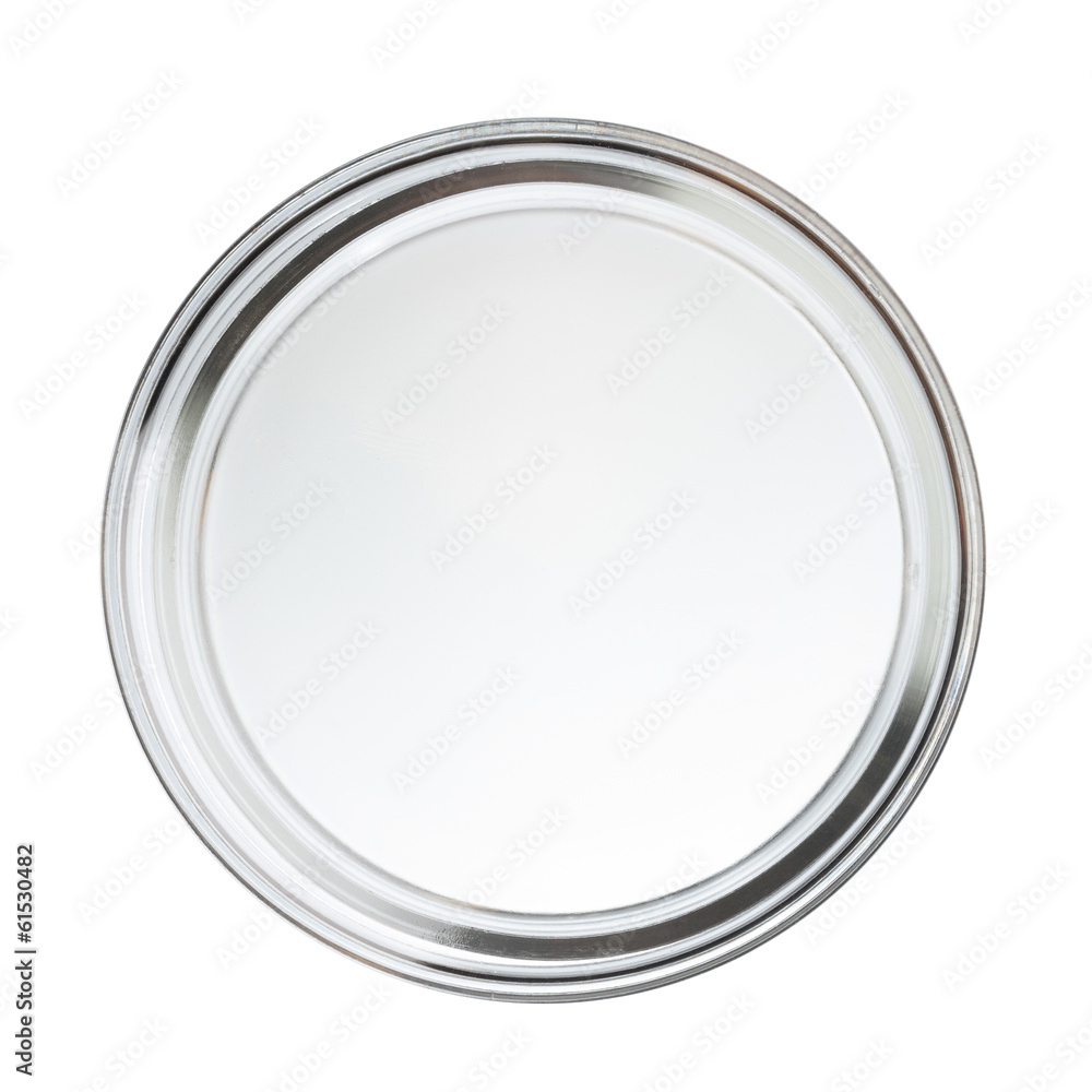 Clean closed empty perti dish isolated on white, top view