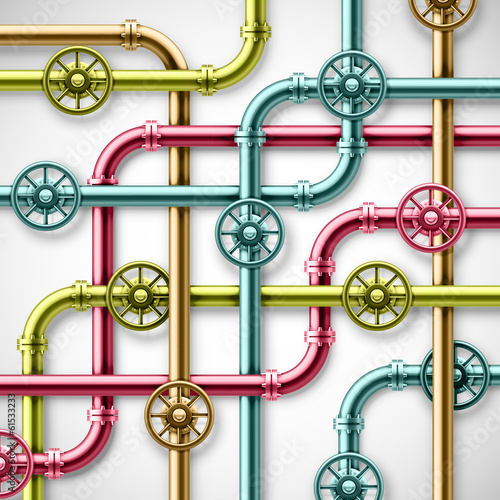 Colorful pipes