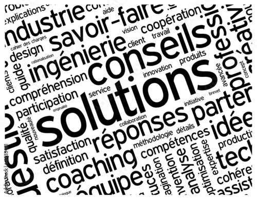 Nuage de Tags "SOLUTIONS" (idées créativité innovation projets)