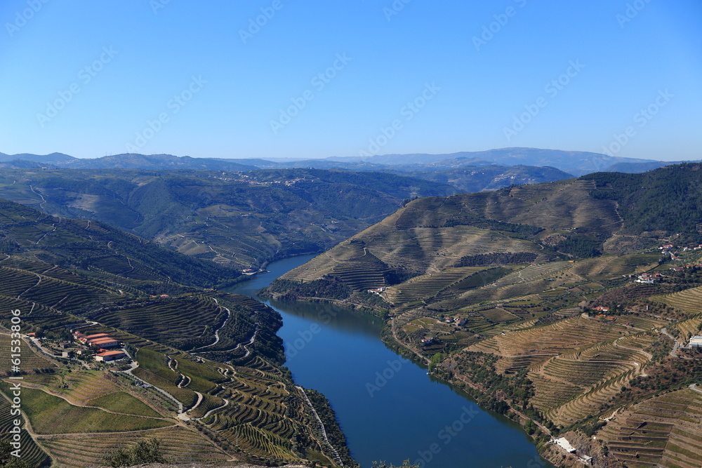 landscape of Alto Duro Wine region, Portugal