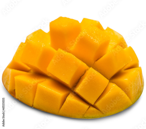 Mango isolated on white background