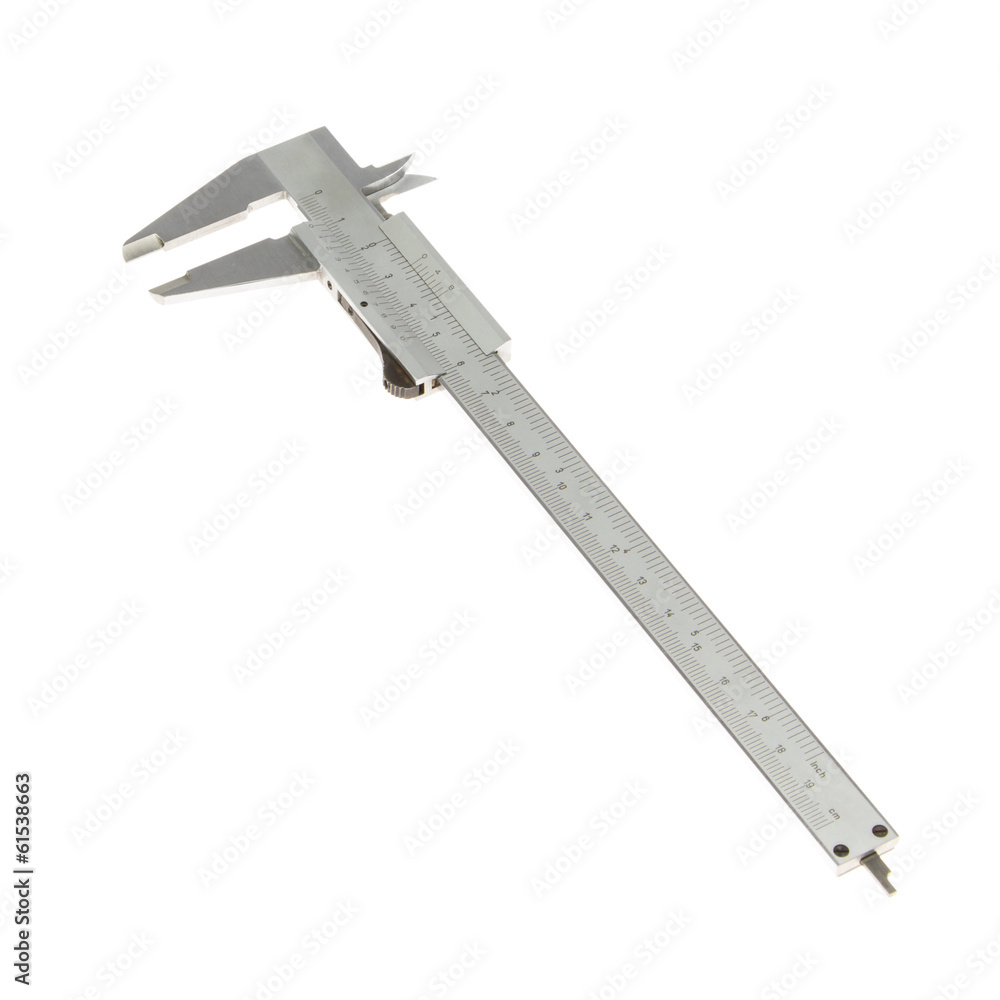 Caliper on white Caliper on white