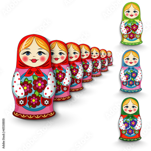 Russian doll matryoshka photo