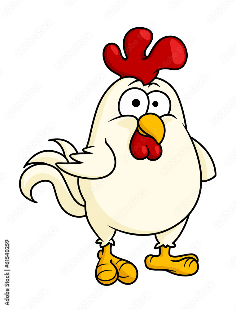 Funny fat little rooster or cock Funny fat little rooster or cock