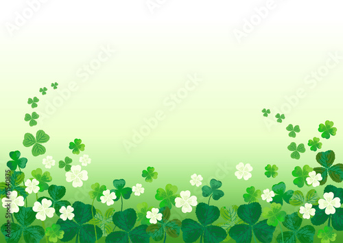 クローバー 聖パトリック  St.Patrick's Day Background