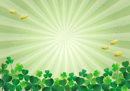 聖パトリック 祝日 クローバー St. Patrick's Day Background