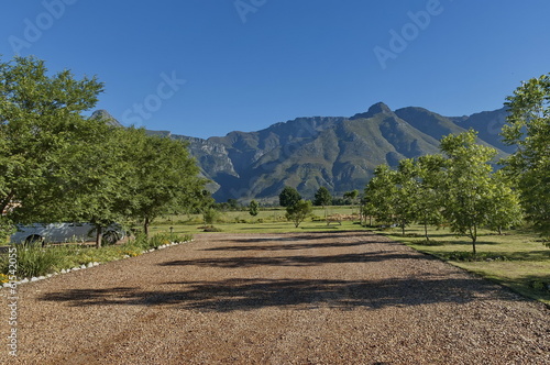 Garden with fruit trees in Swellendam area photo