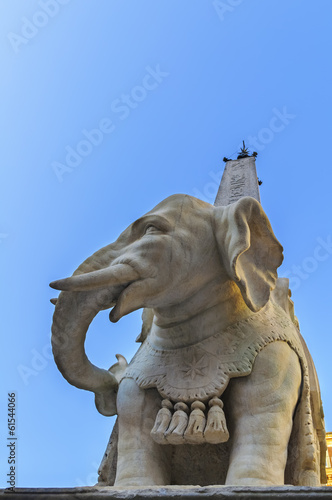 Elephant and Obelisk