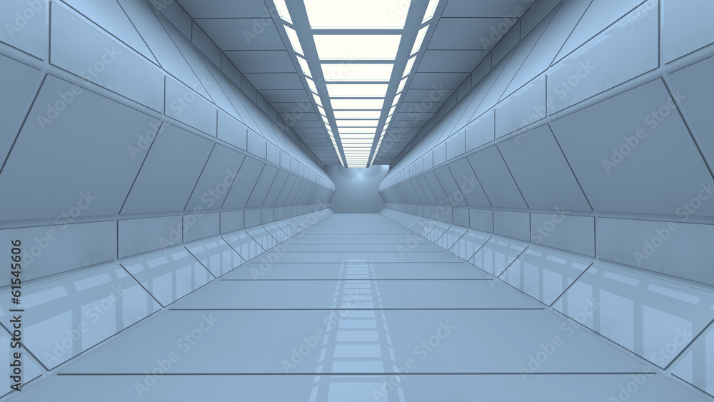 Futuristic corridor Futuristic corridor
