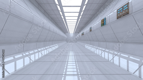 Futuristic corridor