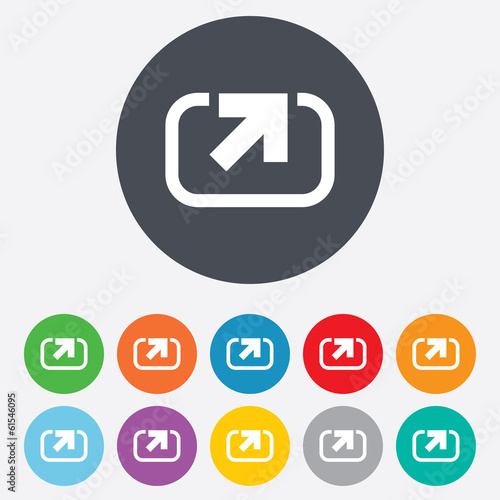 Free Download Action sign icon. Share symbol. - GFXLoad