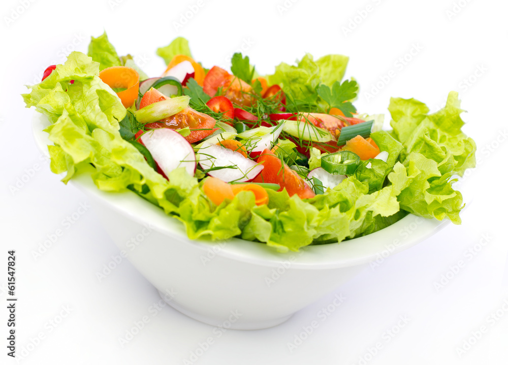 Fresh salad in the bowl Fresh salad in the bowl
