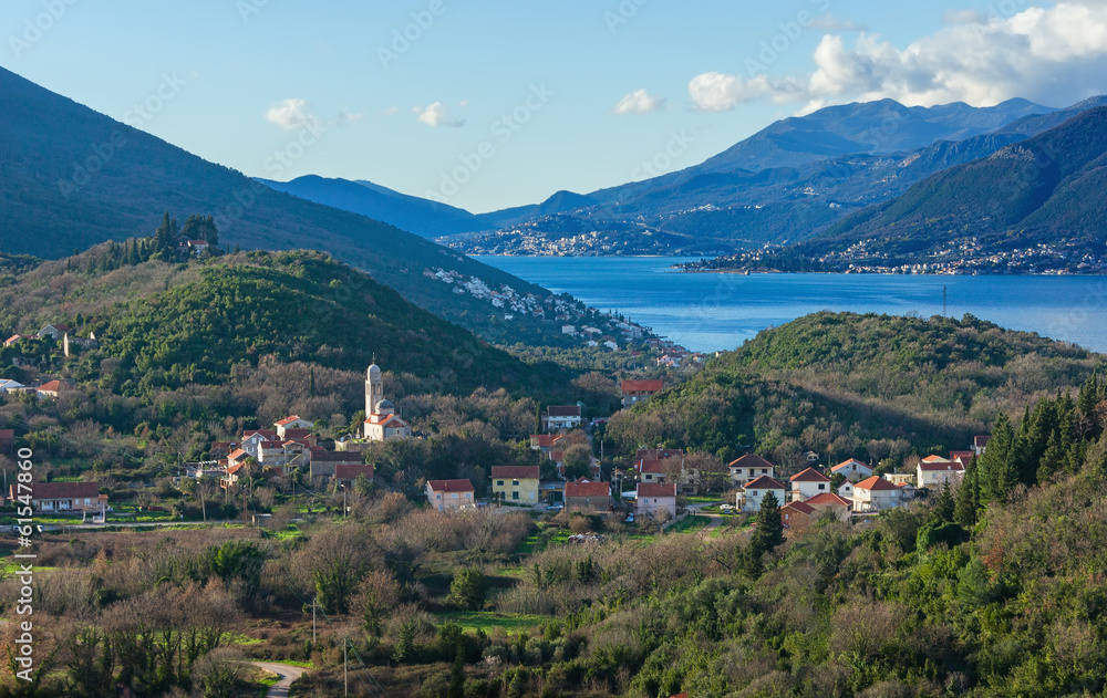 Krtoli region. Peninsula Lustica, Montenegro.