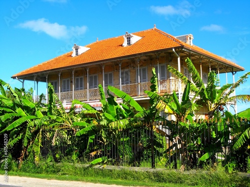 Obraz na płótnie Maison Zévallos, Guadeloupe