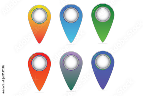 Set of isolated pointers and markers Free Download Set of isolated pointers and markers - GFXLoad