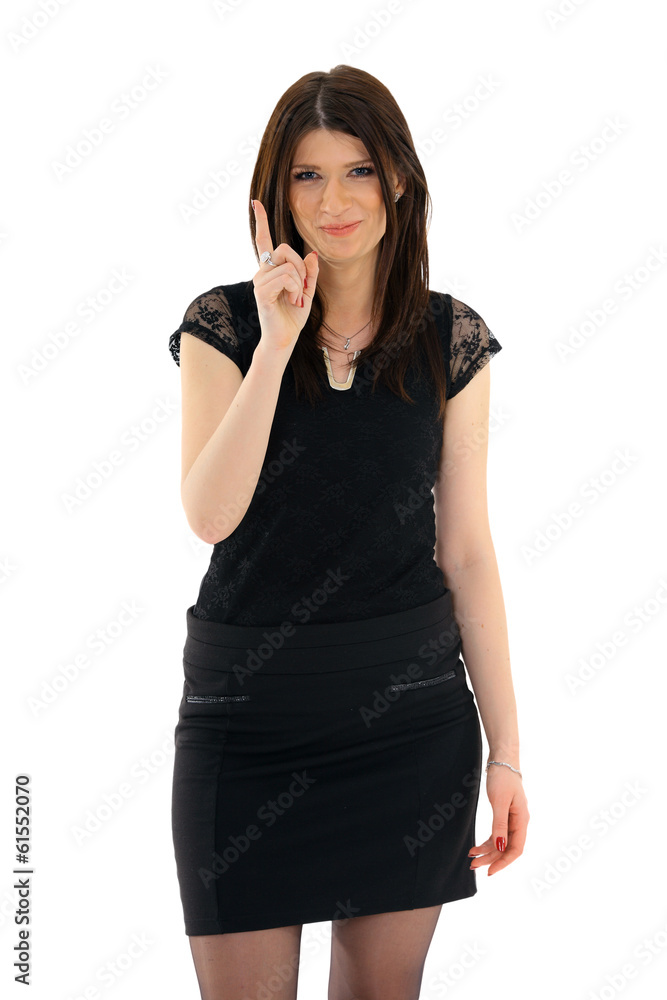 Fototapeta premium Gest pouczenia