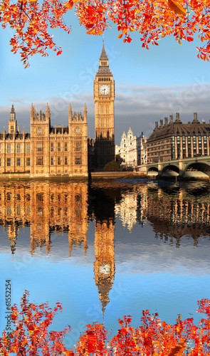 Famous Big Ben in London, England #61552254