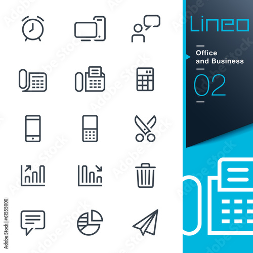 Lineo - Office and Business outline icons