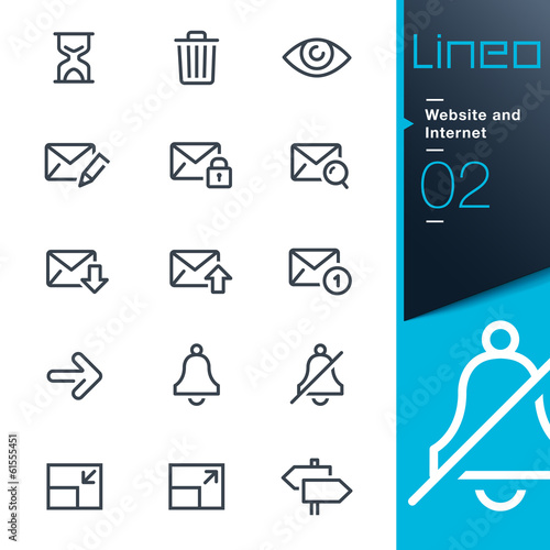 Lineo - Website and Internet outline icons photo