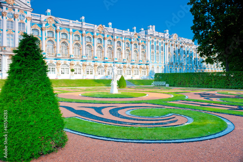 Postcard view of Catherine's Palace in Pushkin suburb #61556283