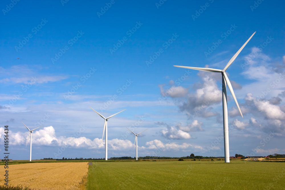 Windmill on a field, the Netherlands. Windmill on a field, the Netherlands.