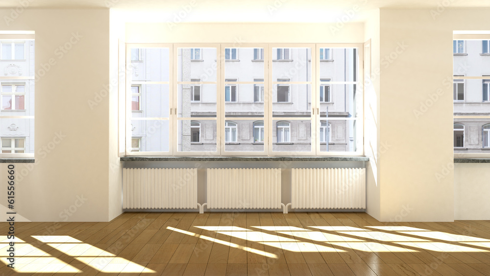leere Büroräume in 3D leere Büroräume in 3D
