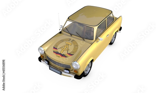 Trabant gold Obenansicht