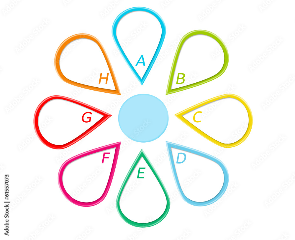 Abstract design with flower shape for web or marketing Abstract design with flower shape for web or marketing