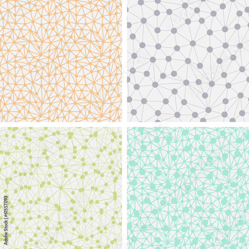Set of Seamless Dotted Backgrounds