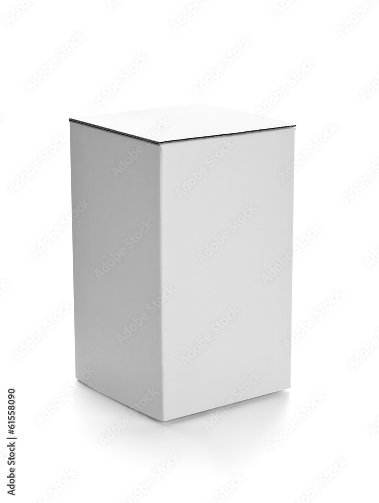 white box container template blank package white box container template blank package