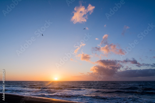 sunset and cloudscape above the dutch sea © arjenschippers