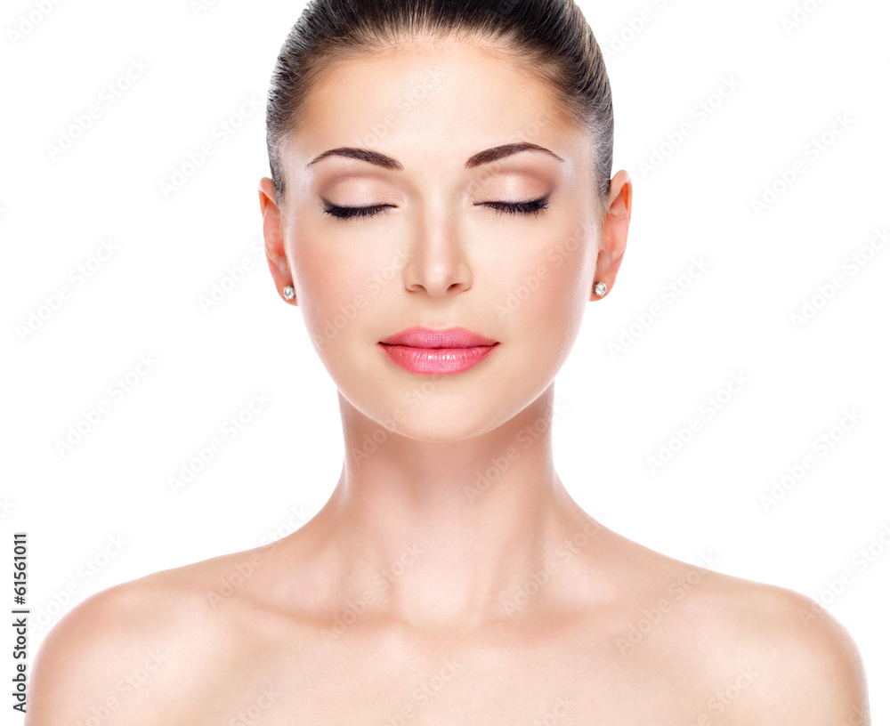 Young adult woman with beautiful face Young adult woman with beautiful face