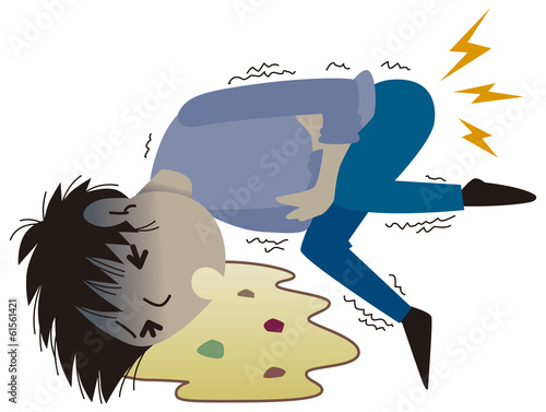 激しい腹痛