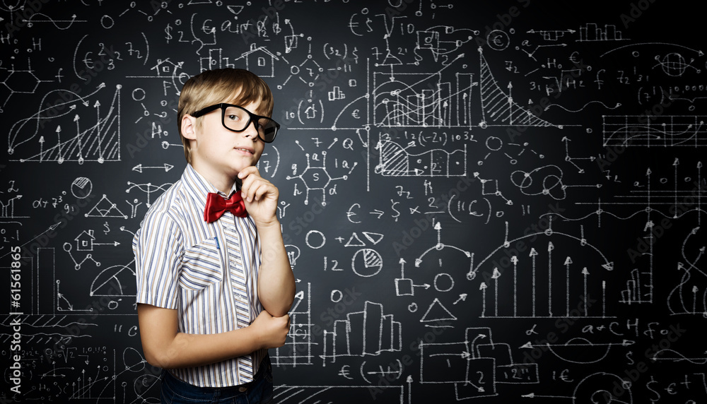 Smart schoolboy Smart schoolboy