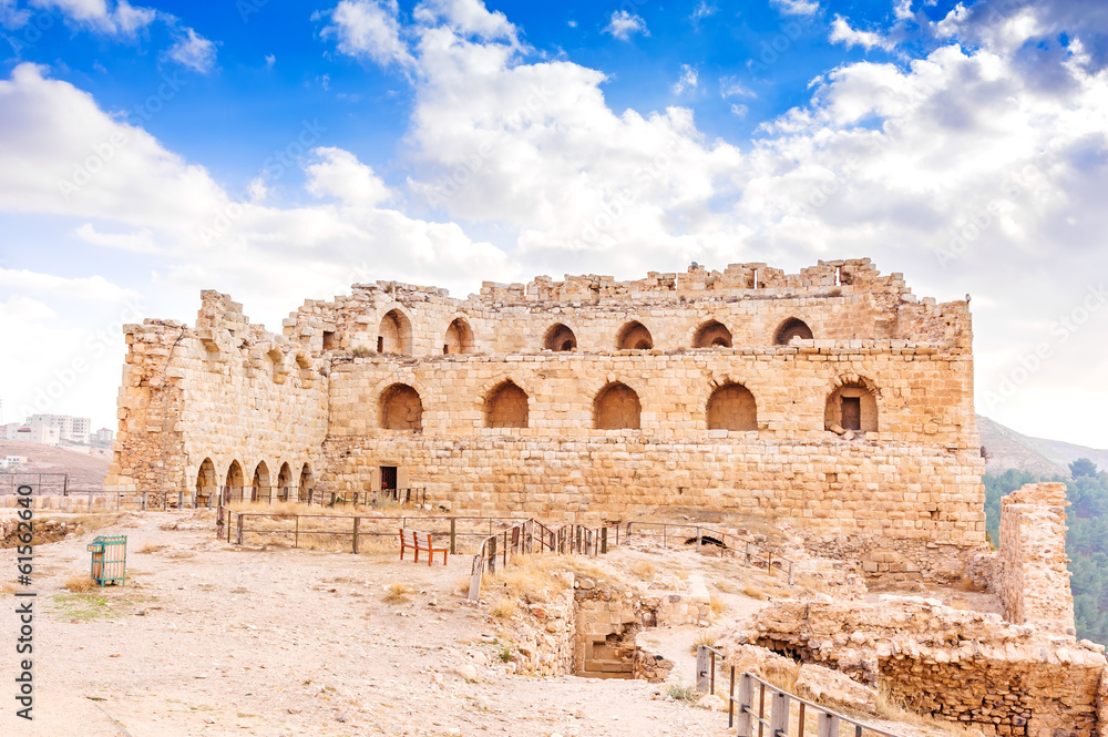 Fototapeta premium Kerak Castle in Al Kerak, Jordan.