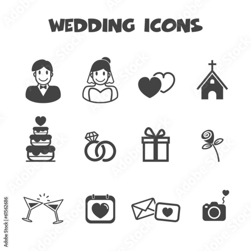 wedding icons