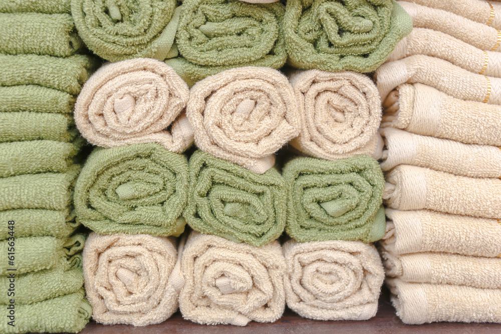 colorful towels pattern