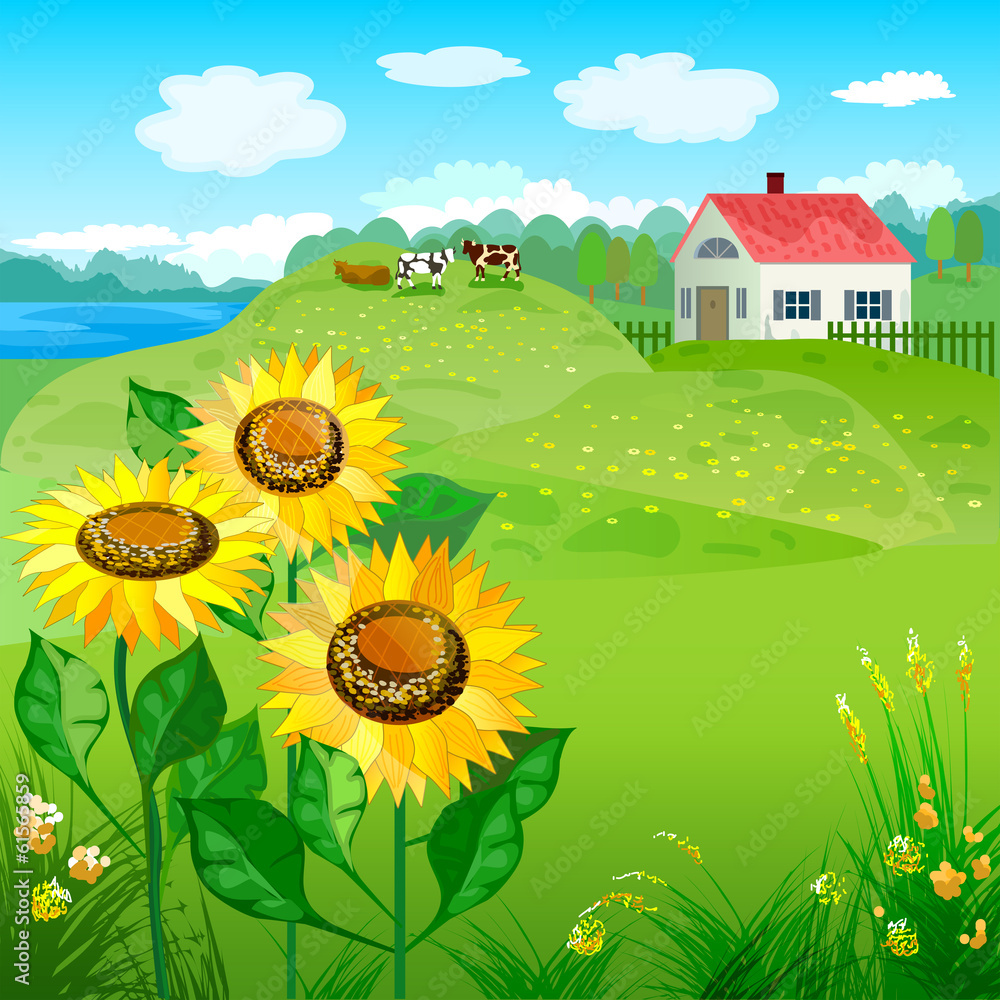 Fototapeta premium Beautiful natural landscapes