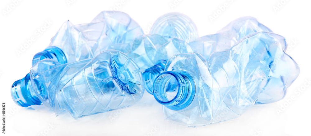 Fototapeta premium Plastic bottle isolated on white