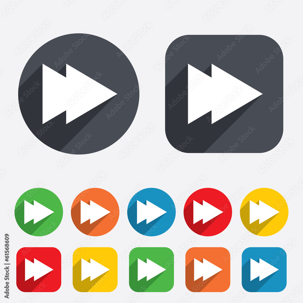 Arrow sign icon. Next button. Navigation symbol Arrow sign icon. Next button. Navigation symbol