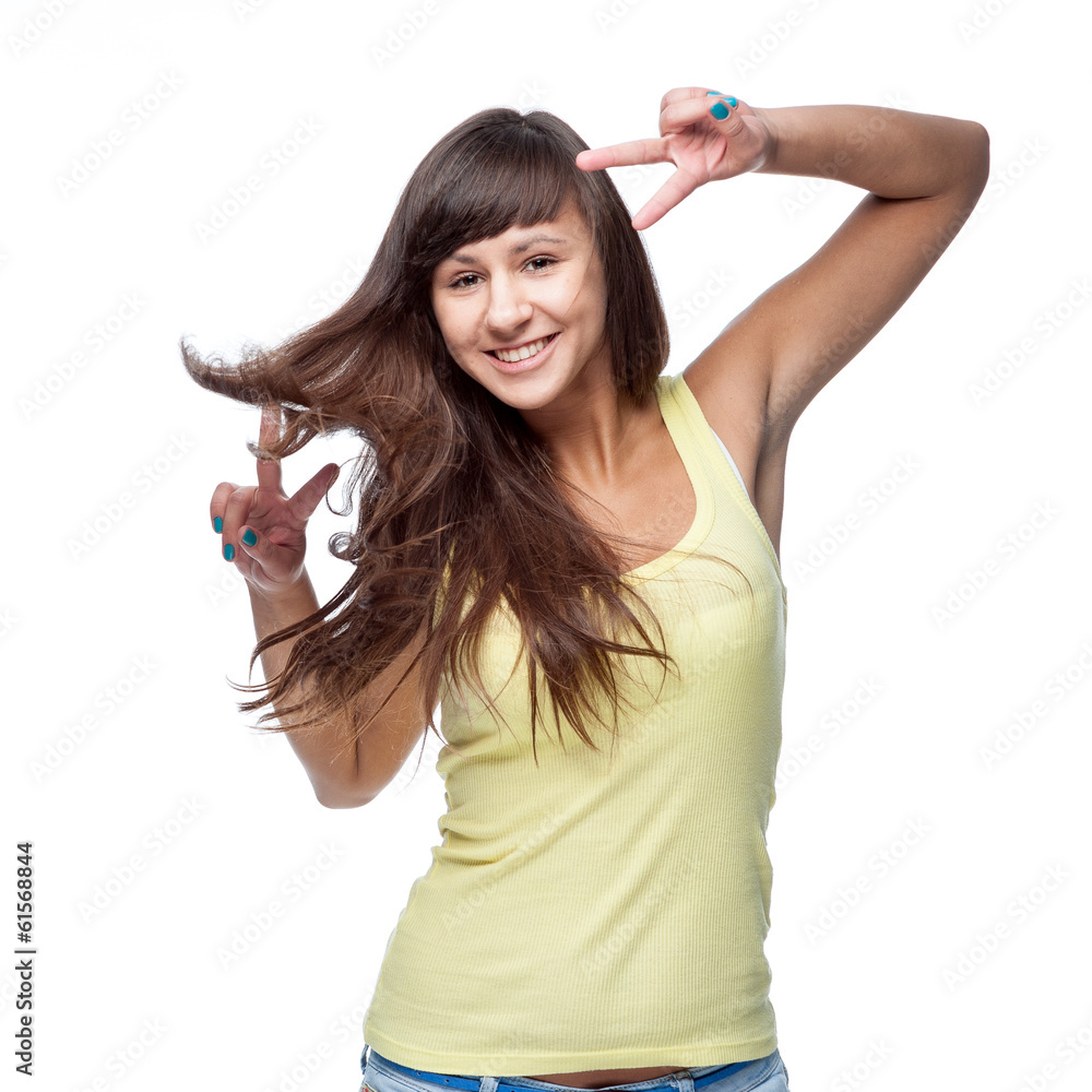 attractive caucasian dancing girl attractive caucasian dancing girl