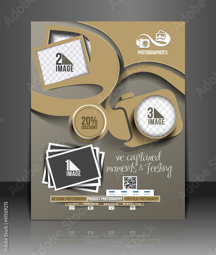 Photography Studio Back Flyer Template