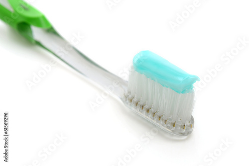 Toothbrush With Toothpaste