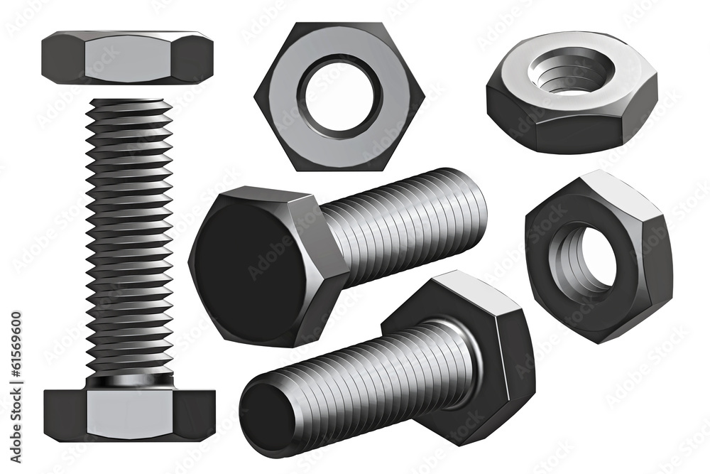 Bolt and nut Bolt and nut